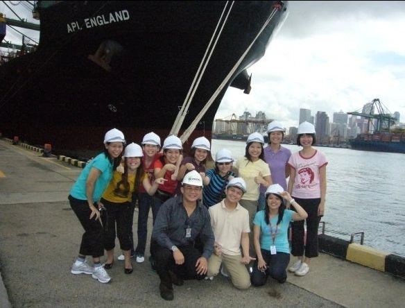 Industrial field trip — port visit